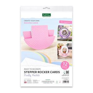 Pretty Pastels Stepper Rocker Cards & Envelopes, Pack of 12