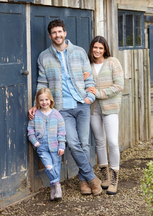 Cardigans in King Cole Crescendo Aran (6221)
