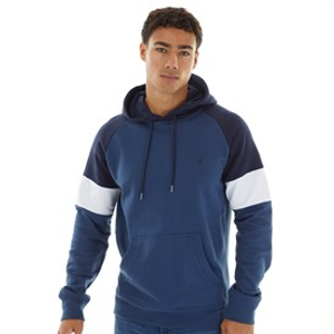 Onfire Mens Arm Stripe Hoodie Dark Denim