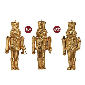 Raz - Gold Nutcracker Ornament