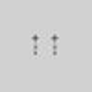 RENE. Tiny Cross & Cubic Zirconia Stud Earrings - Silver