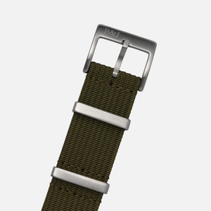 Army Green Ribbed Nylon (DS)