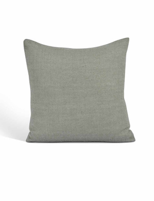 Stockwell Herringbone Cushion 60X60cm - Wool, Sage