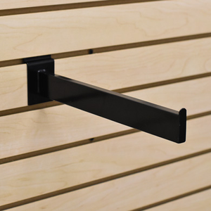 Black 12" Rectangular Faceout for Slatwall