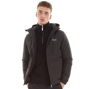 NICCE Mens Turnstile Zip Through Hooded Jacket Black