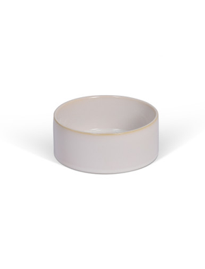 Toppesfield Pet Bowl - Stoneware, White