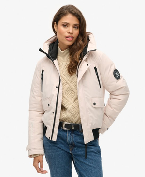 City Padded Bomber Jas Relaxed Pasvorm