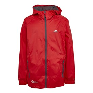 Trespass Boys Qikpac Waterproof Jacket Red