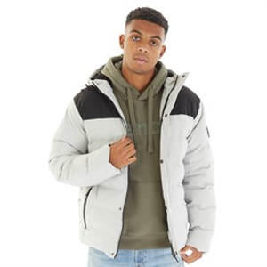 Bench Mens Tomero Padded Jacket Frost Grey