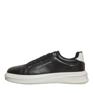 French Connection Mens Hybrid Low Top Trainers Black/White