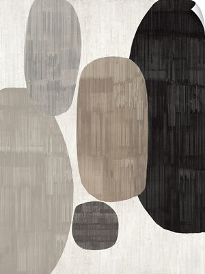 Abstract Grey Ovals