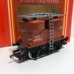 Hornby R723 'Prestwin' Twin Silo Wagon Boxed