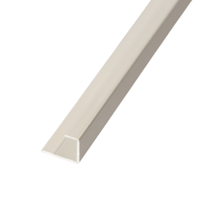 White PVC Starter Trim for Storm 7mm Bathroom Cladding - 2.4m