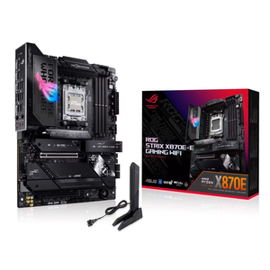 ASUS ROG Strix X870E-E Gaming Wifi, AMD AM5 Motherboard CPU Bundle