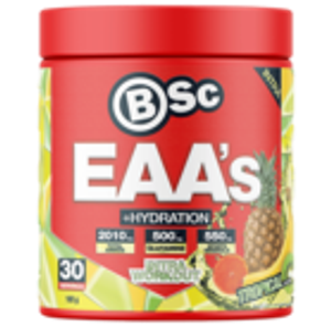 BSc EAA's + Hydration (180g / 30 Serves Tropical)