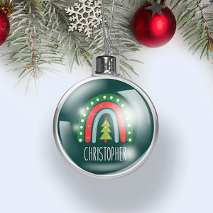 Rainbow Christmas Baubles