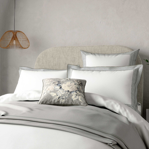 Astrid Duvet Cover SET, White/Silver