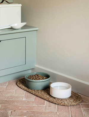 Laverstoke Dog Bowl - Stoneware, Rosemary