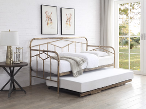 Land Of Beds Stanley Antique Bronze Metal Single Guest Bed