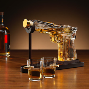 Connoisseur Creations Gun Decanter and Glasses Set