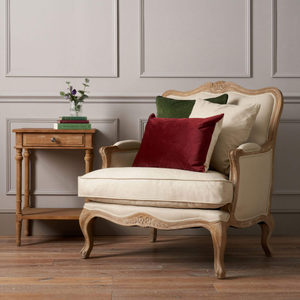 Sienna Armchair - Moss Green / Weathered Oak