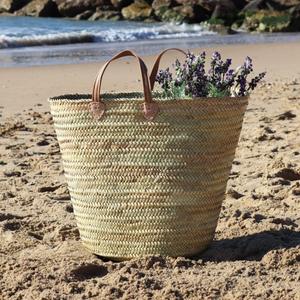 Large Woven French Market Basket