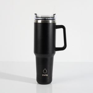 SWIG Tumbler Black 1200mL with Bluetooth Speaker