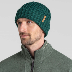 Craghoppers Mens Riber II Warm Knitted Beanie - M/L / Dark Viridian