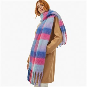 French Connection Womens Scarf Multi/Winter White