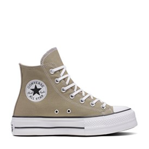 Converse Chuck Taylor All Star Lift Platform Trainers Mossy Sloth/White/Black