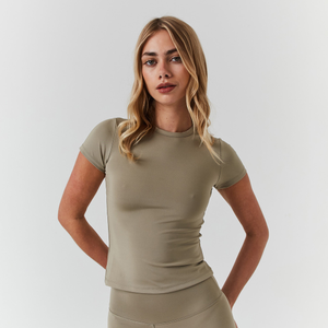 Second Skin Crop Top | Olive
