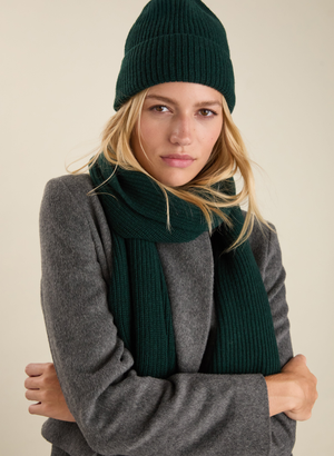 Alba Recycled Wool Hat - One Size / Forest Green