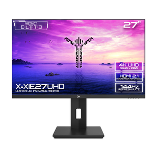  X=XIE27UHD 4K 27 inch 3840*2160 144Hz UHD 1ms Adaptive-Sync/FreeSync PS5 Gaming Monitor With Speakers