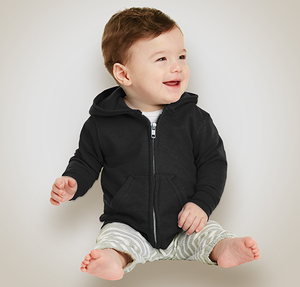 Port & Company Infant Core Zip Hoodie - Jet Black