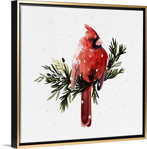 Cardinal With Snow I