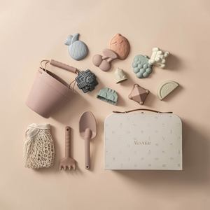 Luxe Box Gift Set / Yes / Yes Silicone Beach Toy Set (Blush)