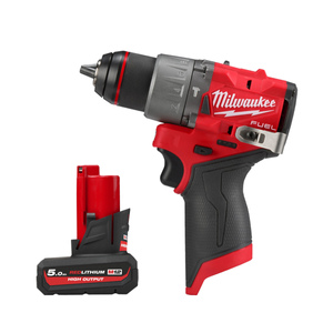 Milwaukee M12FPD2 12V Cordless FUEL New GEN Combi Drill With 1 x 5.0Ah Battery