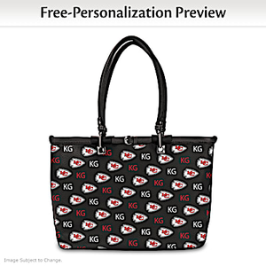 Kansas City Chiefs Personalized Tote Bag