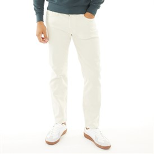 JACK & JONES Mens Clark Original 360 Regular Fit Jeans Ecru