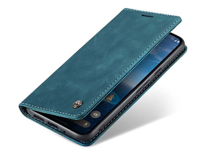 CaseMe Slim Synthetic Leather Wallet Case with Stand for Google Pixel 9 - Teal