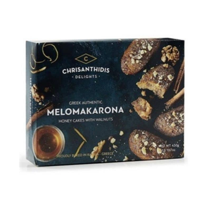 Melomakarona with honey and walnuts 450g Chrisanthidis