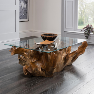 Teak Root Square Coffee Table