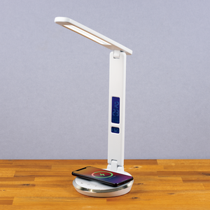 X Echo Adjustable Smart Lamp with Wireless Charger and LCD Screen
