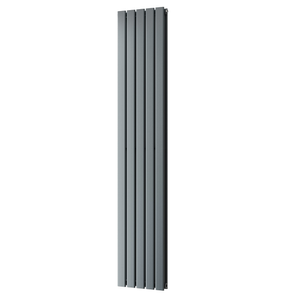 Typhoon - Anthracite Vertical Radiator H1800mm x W340mm Double Panel