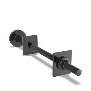 Talus - Black Nickel Radiator Wall Stay