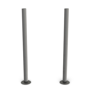 Talus - Natural Pewter Matte Pipe Covers 300mm