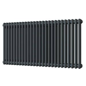 Alpha - Anthracite Column Radiator H600mm x W1164mm 2 Column