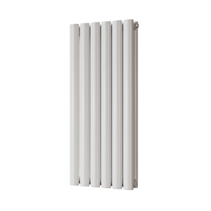 Omeara - White Designer Radiator H800mm x W348mm Double Panel