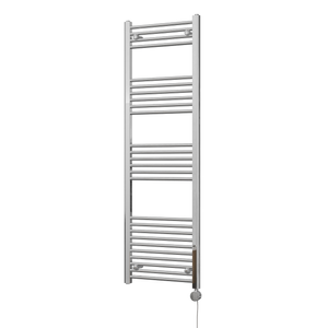 Zennor - Chrome Electric Towel Rail H1600mm x W500mm Straight 400w Thermostatic