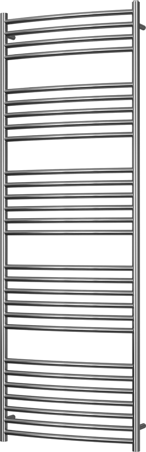 Aston - Stainless Steel Heated Towel Rail - H1800mm x W600mm - Curved
